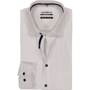 MARVELIS - Comfort Fit - Overhemd - Wit - Strijkvrij