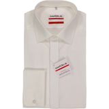 MARVELIS - Modern Fit - Smoking Overhemd - Off-white - Strijkvriendelijk