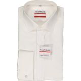 MARVELIS - Modern Fit - Smoking Overhemd - Off-white - Strijkvriendelijk