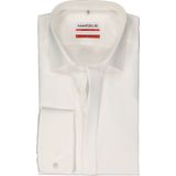 MARVELIS - Modern Fit - Smoking Overhemd - Off-white - Strijkvriendelijk