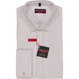 MARVELIS - Overhemd - Wit - 100% Katoen - Kent Kraag - Lange Mouwen