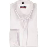 MARVELIS - Overhemd - Wit - 100% Katoen - Kent Kraag - Lange Mouwen