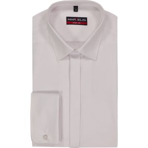 MARVELIS - Overhemd - Wit - 100% Katoen - Kent Kraag - Lange Mouwen