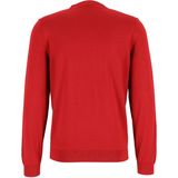 MARVELIS - Modern Fit - Trui - Donkerrood - 100% Wol