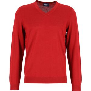 MARVELIS - Modern Fit - Trui - Donkerrood - 100% Wol