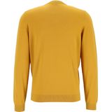 MARVELIS - Gebreide Trui - Okergeel - Modern Fit - V-hals