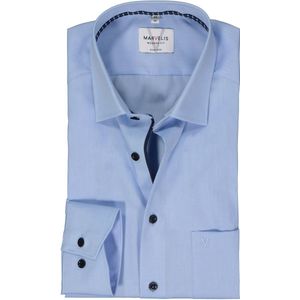 MARVELIS modern fit overhemd, popeline, lichtblauw
