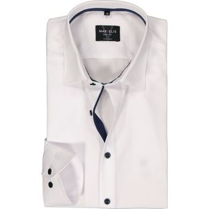 MARVELIS - Body Fit - Overhemd - Wit - Popeline