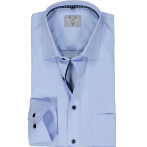 MARVELIS - Comfort Fit - Overhemd - Lichtblauw - Popeline