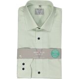 MARVELIS - Comfort Fit - Overhemd - Lichtgroen met Wit Geruit - Popeline