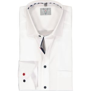 MARVELIS comfort fit overhemd, popeline, wit