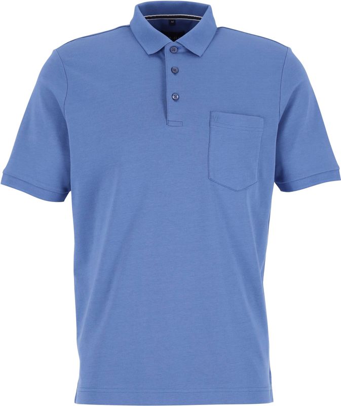 MARVELIS modern fit poloshirt, quick dry, kobalt blauw - Maat: L