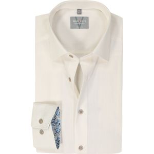 MARVELIS - Comfort Fit - Overhemd - Off-White - Strijkvrij - Boordmaat: 48