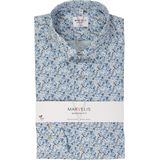 Marvelis Overhemd blauw, Bloemen