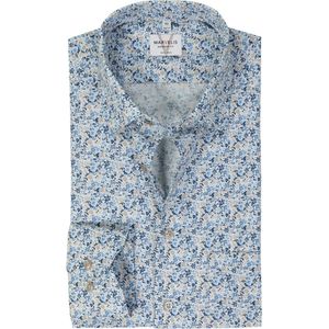 MARVELIS - Modern Fit - Overhemd - Lichtblauw - Popeline