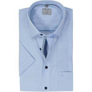 MARVELIS comfort fit overhemd, korte mouw, popeline, lichtblauw