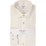 MARVELIS - Modern Fit - Overhemd - Off-white - Popeline