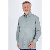 MARVELIS - Modern Fit - Overhemd - Groen Dessin - Lange Mouwen