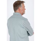MARVELIS - Modern Fit - Overhemd - Groen Dessin - Lange Mouwen