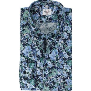 Overhemd - Multicolor Fantasie - 100% Katoen - Kent Kraag - Lange Mouwen