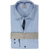 MARVELIS - Comfort Fit - Overhemd - Lichtblauw - Strijkvrij, Lange Mouwen, Normale Kent Kraag