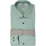 MARVELIS - Comfort Fit - Overhemd - Groen - Structuurweving