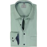 MARVELIS - Comfort Fit - Overhemd - Groen - Structuurweving