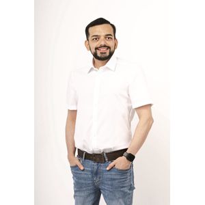 Marvelis Men´s Shirt Body Fit Short Sleeve MV679912 - Anthracite - 36