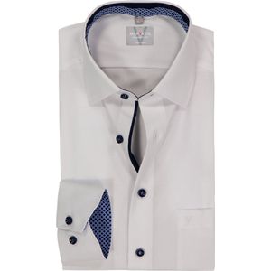 MARVELIS - Comfort Fit - Overhemd - Wit - Strijkvrij