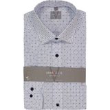 MARVELIS comfort fit overhemd, popeline, lichtblauw dessin