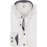 MARVELIS modern fit overhemd, mouwlengte 7, twill, wit