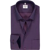 MARVELIS - Modern Fit - Overhemd - Paars - Strijkvrij