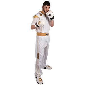 TopTen Kickboxuniform""Star Edition"" voor kinderen - Gr. XS = 150 cm, wit-goud