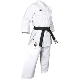 Hayashi karate pak Katamori (WKF approved) Kleur: Wit, Maat: 200 cm, Volwassenen