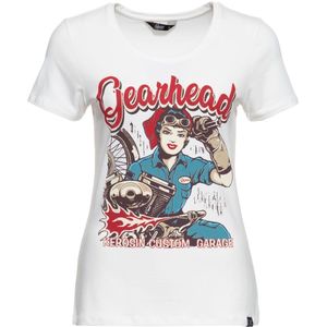 Queen Kerosin Gearhead Dames T-Shirt