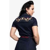 Queen Kerosin - Swing - Dames Jeans Jurk