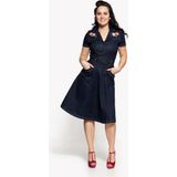 Queen Kerosin - Swing - Dames Jeans Jurk