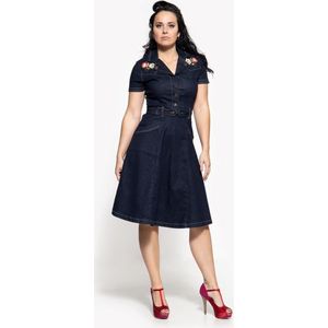 Queen Kerosin - Swing - Dames Jeans Jurk
