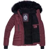 Navahoo - Adele - Dames Winterjas - Warm - Met Teddyvoering & Afneembare Bontkraag