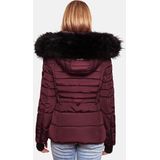 Navahoo - Adele - Dames Winterjas - Warm - Met Teddyvoering & Afneembare Bontkraag