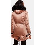 Navahoo - Luluna Prc - Winterjas - Zwart - 100% Polyester, Afneembare Imitatiebont Capuchon