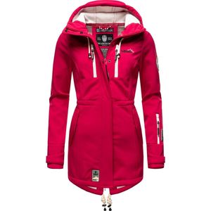 Marikoo lange dames gewatteerde jas Abendsternchen met afneembare capuchon