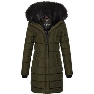 Navahoo dames lange winterjas Lotusblüte Princess – Warm & Elegant