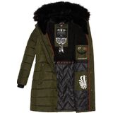 Navahoo dames lange winterjas Lotusblüte Princess – Warm & Elegant