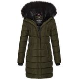 Navahoo dames lange winterjas Lotusblüte Princess – Warm & Elegant