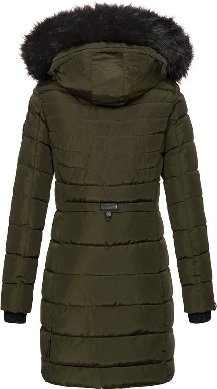 Navahoo dames lange winterjas Lotusblüte Princess – Warm & Elegant