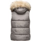 Marikoo - Eisflöckchen - Gewatteerd Vest - Met Capuchon en Imitatiebontkraag