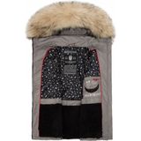 Marikoo - Eisflöckchen - Gewatteerd Vest - Met Capuchon en Imitatiebontkraag