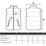 Marikoo - Eisflöckchen - Gewatteerd Vest - Met Capuchon en Imitatiebontkraag