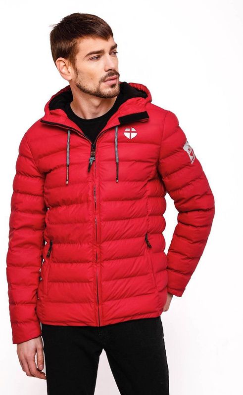 STONE HARBOUR Winterjas 'Zaharoo'  rood / wit